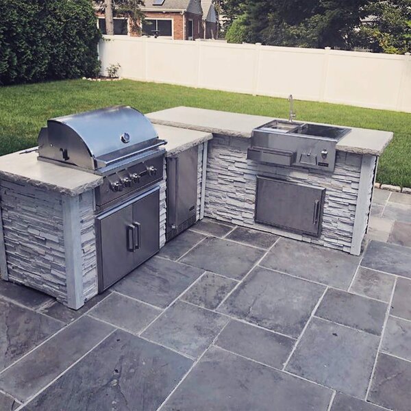 RTA+Outdoor+Living+96_+5-Piece+4-Burner+BBQ+Grill+Islands